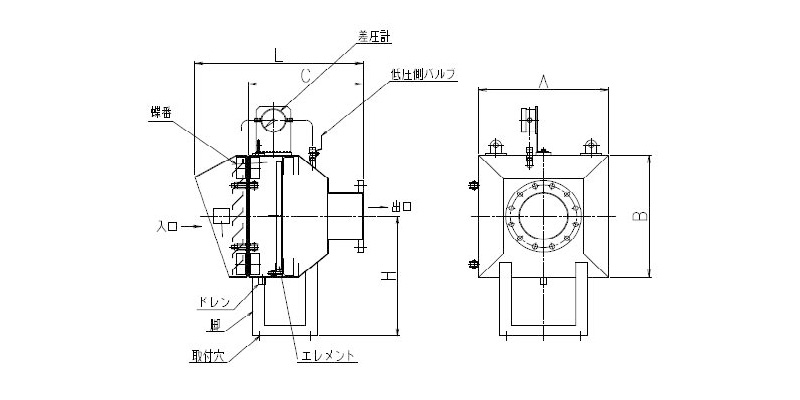 サクションフィルター標準タイプ(DFS)