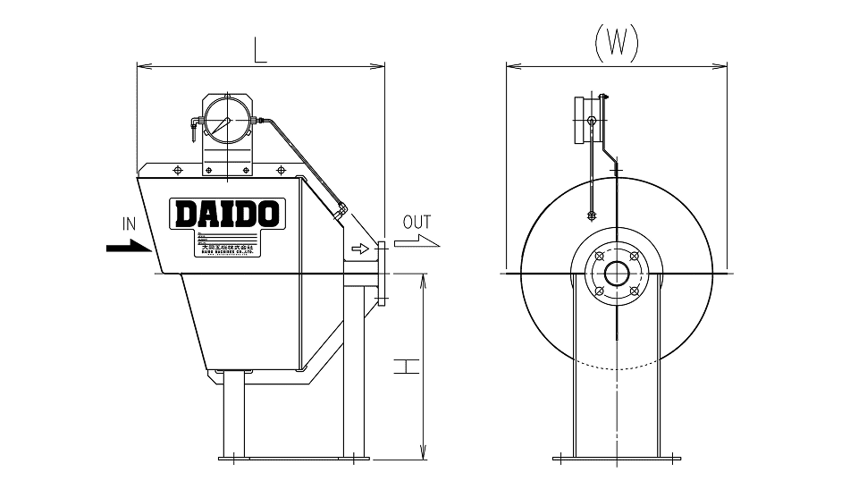 サクションフィルター円筒形モデル(DFSC)