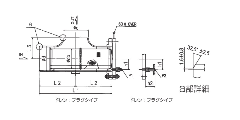 【モデル：T１-B（接続：突合せ溶接）】