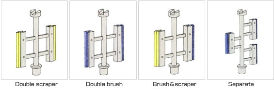 BRUSH SCRAPER