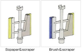 BRUSH SCRAPER