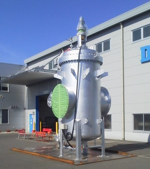 水力発電所向け 大型オートストレーナ