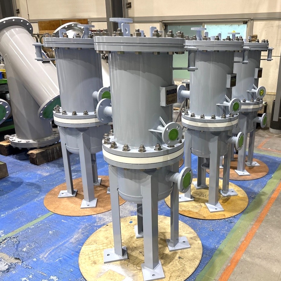 カートリッジフィルターハウジング_ポリエチレンライニング